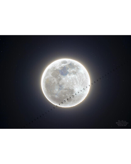@rami_astro y el tránsito de la Estación espacial internacional frente a la luna del lobo.