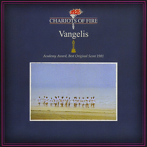 Carátula original de la banda sonora compuesta por Vangelis para 'Carros de fuego', 1981.