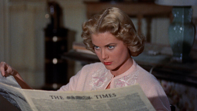 Grace Kelly en una escena de la película.