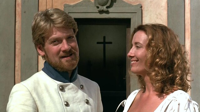 Dos de los protagonistas, Kenneth Branagh y Emma Thompson, espectaculares ambos.