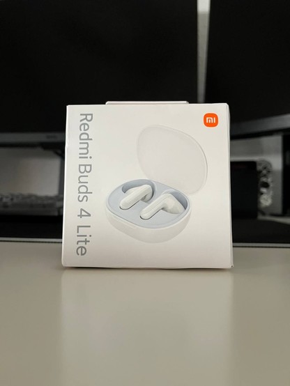 Caja de los redmi buds 4 lite se Miravia.