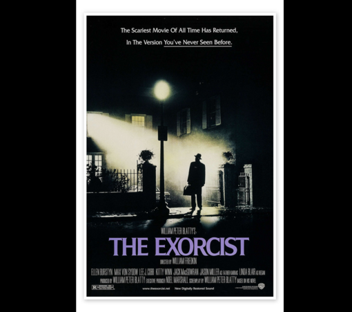 'El exorcista', cartel póster original de la película.