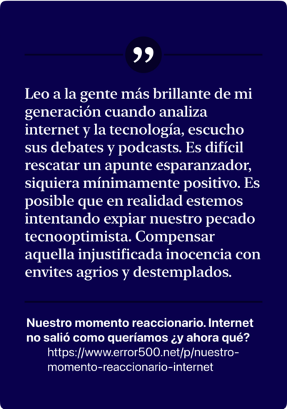 Cita de Antonio Ortiz en el post enlazado de Error500.