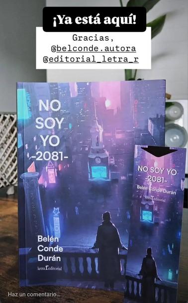 No soy yo, libro y marcapáginas