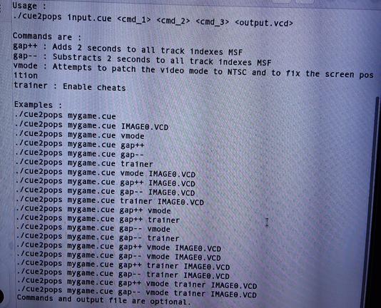 El programa funcionando desde la terminal. Es super sencillo de usar y está fetén