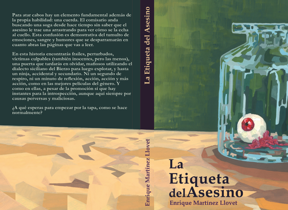 Portada del libro "La etiqueta del asesino"